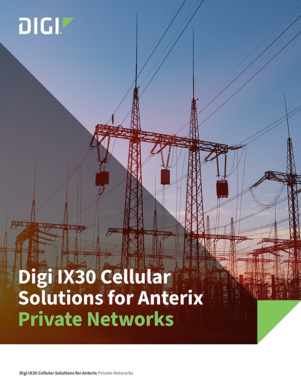 Routeur cellulaire Digi IX30 pour les réseaux privés Anterix