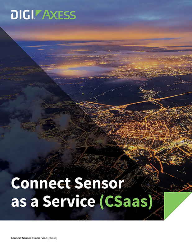 Connect Sensor as a Service (CSaaS)